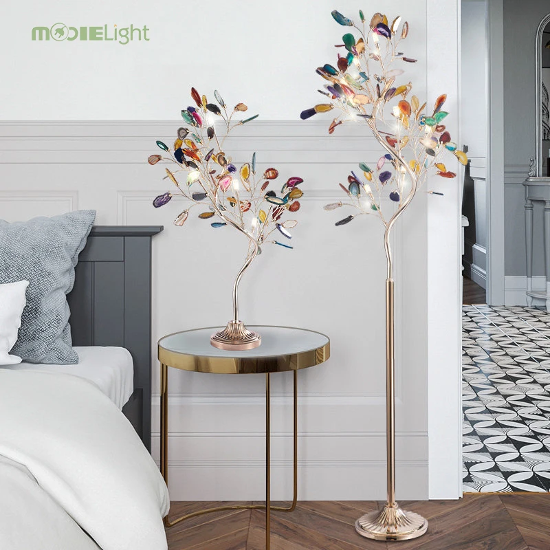 

G4 LED Creative Agate Table Lamp Modern Minimalist American Designer Desk Lamp Lights for Study Living Room Bedroom Led Light
