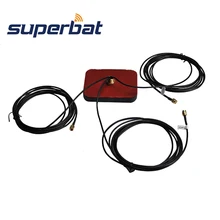 Superbat Очень рекомендуем бренд многодиапазонный gps Wifi иридиевая антенна усилитель сигнала три SMA штекерные разъемы