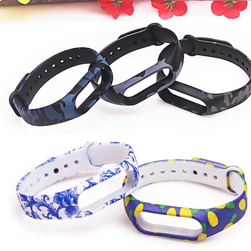 Ремешок Pulsera для mi band 2 силиконовый ремешок Mi 3 4 5 аксессуары correa на запястье xiaomi