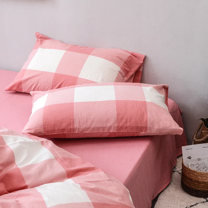 

100% Cotton Pillowcase For Home Hotel Comfortable Knitting Pillow Case 2019 New Summer Quality Print Soft Pillow Cover