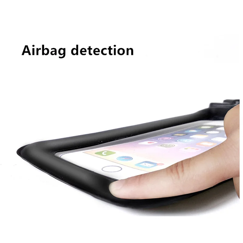 6 Inch Float Airbag Waterproof Swimming Bag Mobile Phone Case Cover Dry Pouch Universal Diving Drifting Riving Trekking Bags