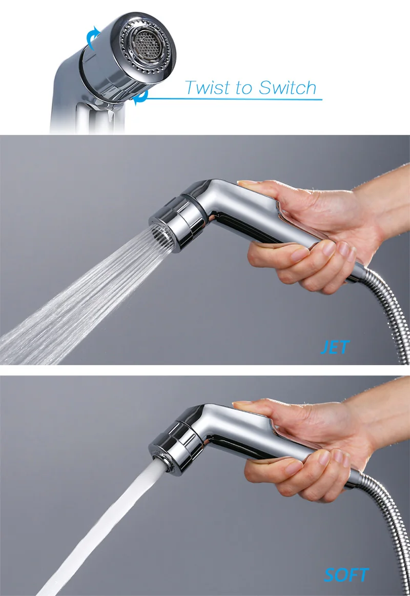 Two function toilet hand bidet faucet