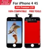 ЖК-дисплей качества AAA для iPhone 4 4S, сенсорный дигитайзер, передняя панель в сборе, ЖК-экран, полная замена, A1332 A1349 A1431 A1387 ► Фото 1/6