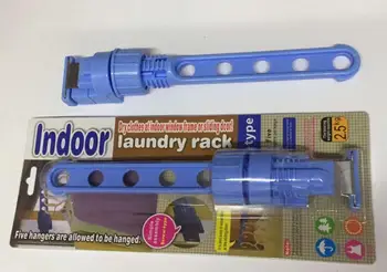 

Indoor laundry rack Five hangers Clothes hanger for balcony window frame