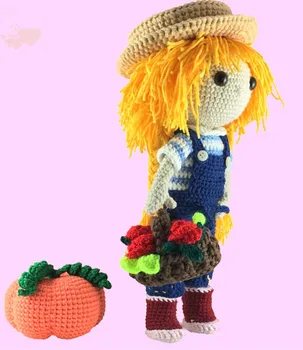 

crochet toys amigurumi doll girl model number XH0412035