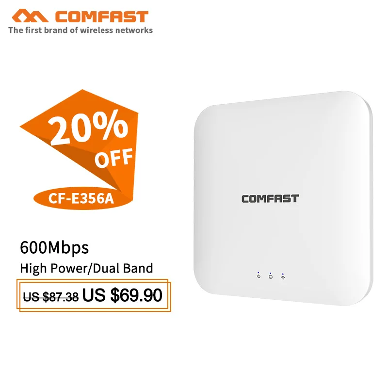

Comfast 600Mbps Wireless wifi Router 5.8Ghz Dual Band Ceiling AP Wi fi Signal Amplifier booster Open wrt WI FI Extender Router