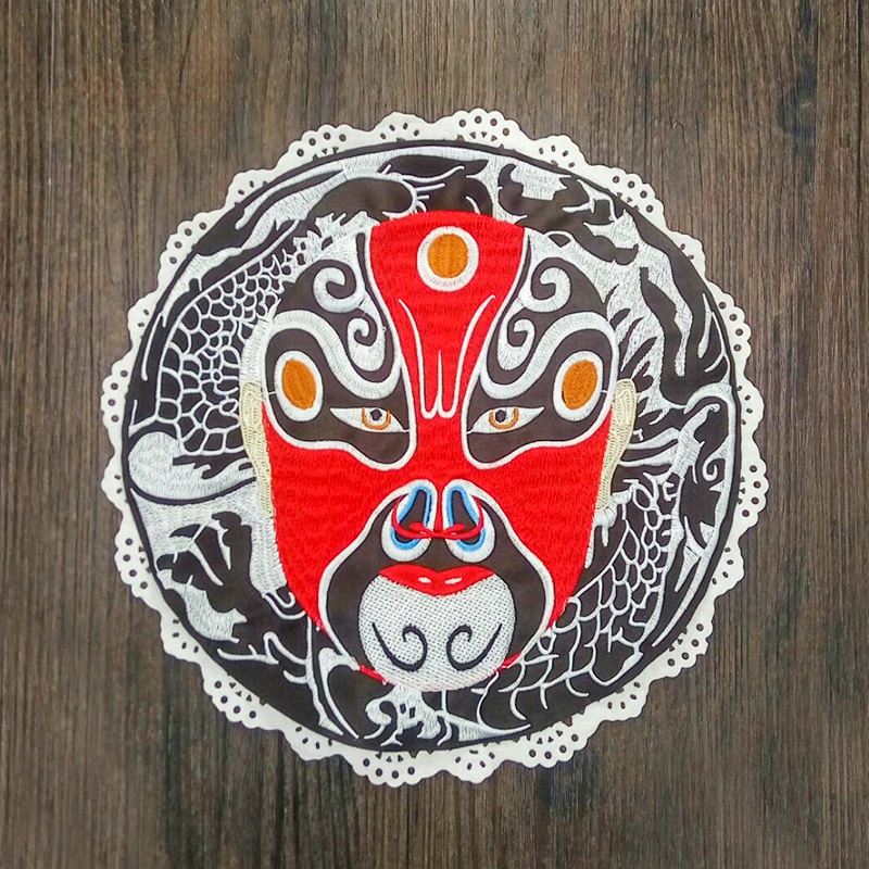 Wholesale Fashion Round Shape Sewing on Embroidered Applique Patches for Clothing Jeans Big Back Jackets LSHB355 | Дом и сад