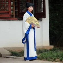 Китайские древние костюмы для мужчин Восточный телефильм сценический костюм королевская Одежда Мужской Hanfu Костюм Танг платье халат Косплей