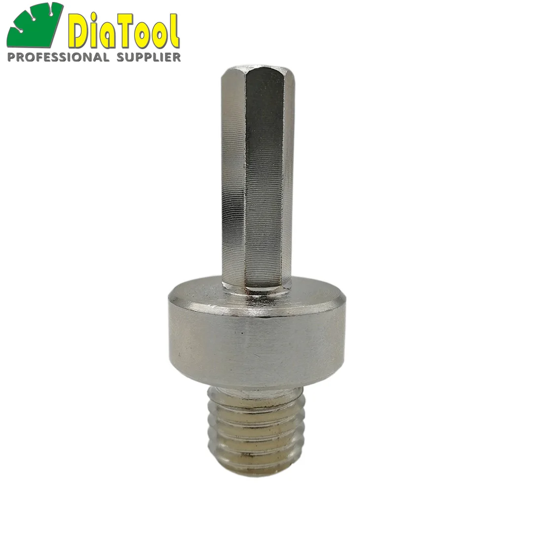 DIATOOL 1pc Thread Adapter M14 Male Thread To 3/8 Hexagon Shank Converter For M14 Core Bits Fitted On Hand Drill Electric Drill