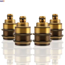 

IWHD DIY Aluminum Soquete E27 Lamp Holder Base 110-220V Portalamparas Vintage Fitting E27 Socket Bulb Holder Edison Base CE UL