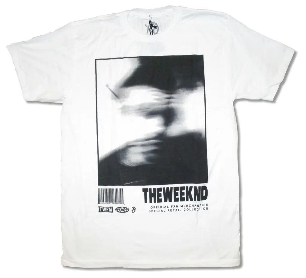 Белая футболка с короткими рукавами The Weeknd Blurry Image Xo Twfm новый официальный дизайн