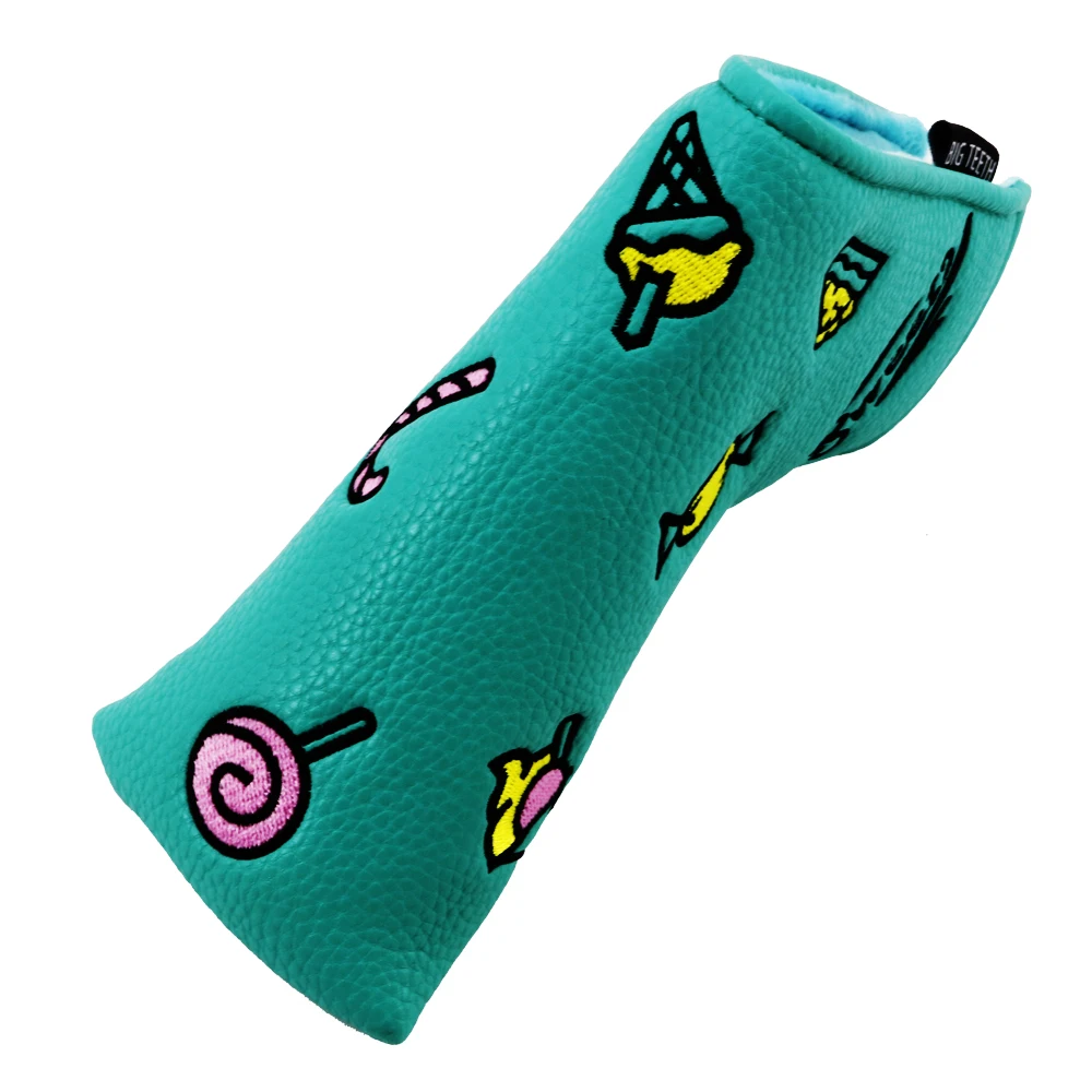 6003514 big teeth golf pingtype putter cover green (2)