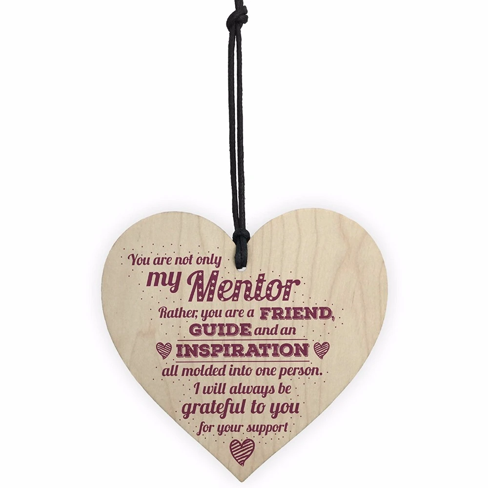 beslag Væk kat Meijiafei Mentor Friend Teacher Midwife Nurse Tutor Plaque Leaving Gift  Wood Heart Sign Thank You Present|Plaques & Signs| - AliExpress