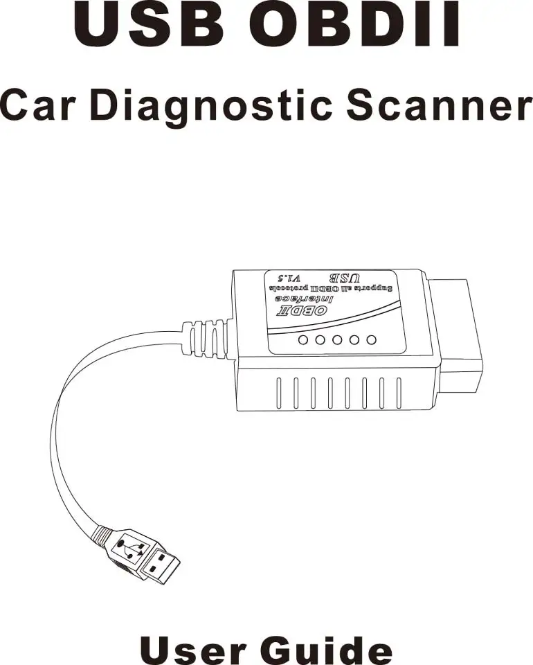 1) Real FT232RL Chip ELM327 USB V1.5 ODB2 Car Diagnostic Interface Scanner ELM 327 USB OBDII ELM-327 OBD 2 Auto Diagnostic-Tool1