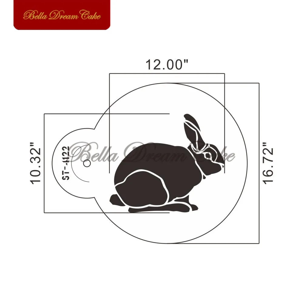 Пасхальное яйцо Кролик торт трафарет печенье трафареты для кекса украшения инструменты для украшения тортов из мастики карты ремесла форма для макарон