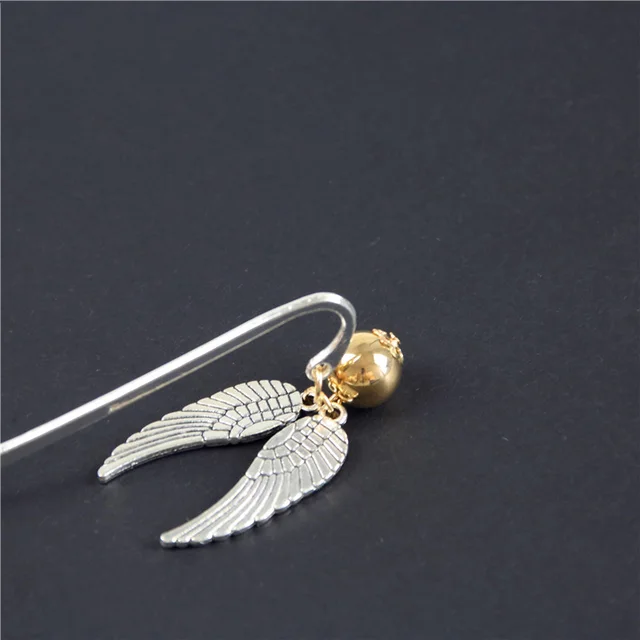1 Pcs Gold Best Gift for Reader Snitch Harry Bookmark Charm Bookmark – Harry Potter Bookmark Gift