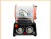 kt6808 220V Rotary Polishing Machine, Rotary Tumbler 3kg Capacity ,Jewelry Tumbler Polisher Magnetic Polish goxawee jewelry tools ball cones polishing media for rotary tumbler jewelry polishing tumbler accessories oval polishing beads