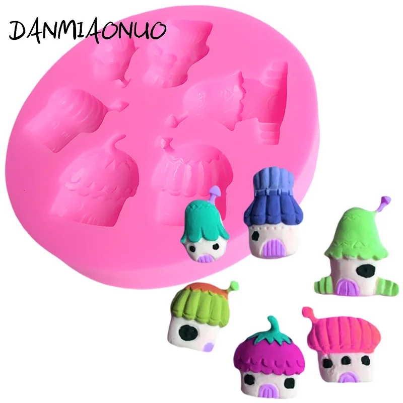 

House Cake Silicone Mold Fondant Cake Decorating Tools Silicone Chocolate Mould Soap Silicone Mold Decorations For Cakes A411504