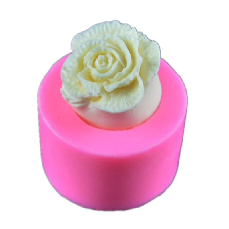 

3D Rose Silicone Soap Mold Soap Making Tools For DIY Fondant Cake Craft Candle Wax-Resin Handmade Silicone Forms