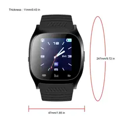 Новое обновление M26 Беспроводной Bluetooth Smartwatch Смарт наручные электронные часы синхронизации телефона Коврики для IOS для Android телефоны