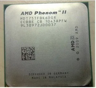 AMD Phenom II X6 1075T (3 0 ГГц/6 МБ/6 ядер/разъем AM3/938 pin)HDT75TFBK6DGR шестиядерный процессор для
