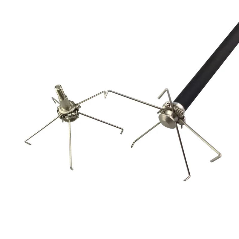 

6pcs Archery Judo Arrowhead 100 Grain Arrow Point 5 Paws Screw Arrow Tips Hunting Small Animals Broadheads