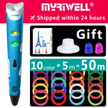 myriwell 3d pen 3d pens, 1.75mm ABS/PLA Filament, 3d model, Christmas present 3d printer pen-3d magic pen Kids birthday present myriwell 3 d pen 3d pens 150m filament 1 75mm 3d model creative 3d pen 3d printer pen best christmas present birthday present