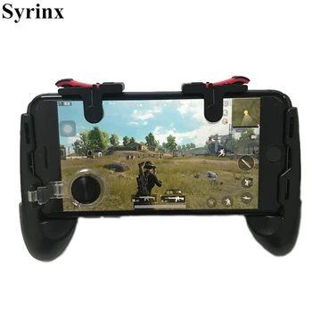 Pubg 컨트롤러 홀더용 게임 패드, 아이폰 8, 안드로이드, IOS, 모바일 게임 패드, 조이스틱 및 트리거, L1R1 그립, L1r1 파이어 버튼