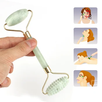 

Nature Jade Face Foot Massage Roller Portable Body Facial Anti Wrinkle Health Care Tools Beauty Relaxation Slimming Massager