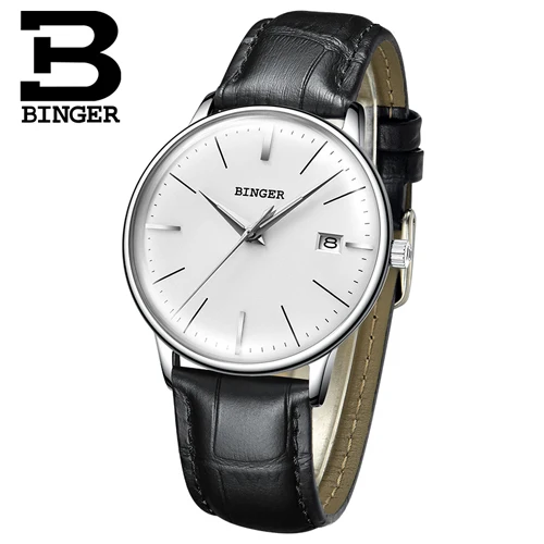 New BINGER Mechanical Watch Men Brand Luxury Men's Automatic Watches Sapphire Wrist Watch Male Waterproof Reloj Hombre B5078M-5 - Цвет: B5078M-1