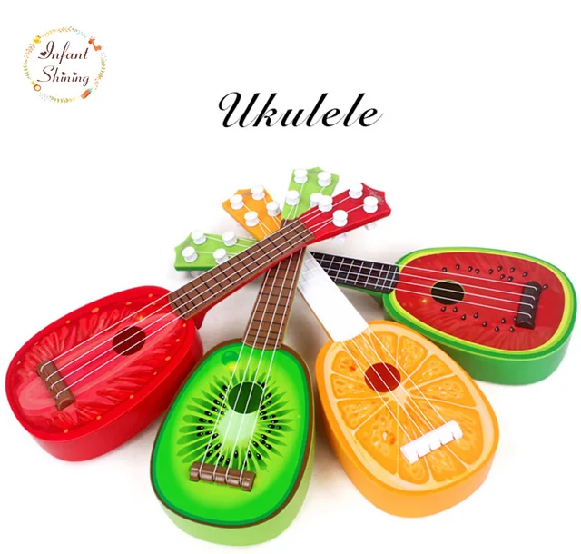 Infant Shining Ukulele Children's Musical Instruments Mini Four String