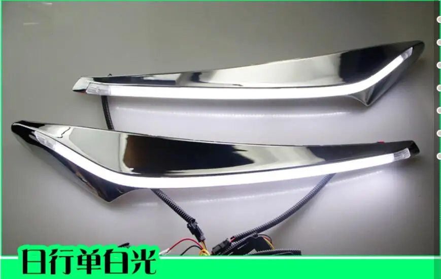 Видео, светодиодные дневные ходовые огни для ChangAn CS75 поворотник drl автомобильный светильник для укладки, автомобильные аксессуары, ChangAn CS75 светильник бампера