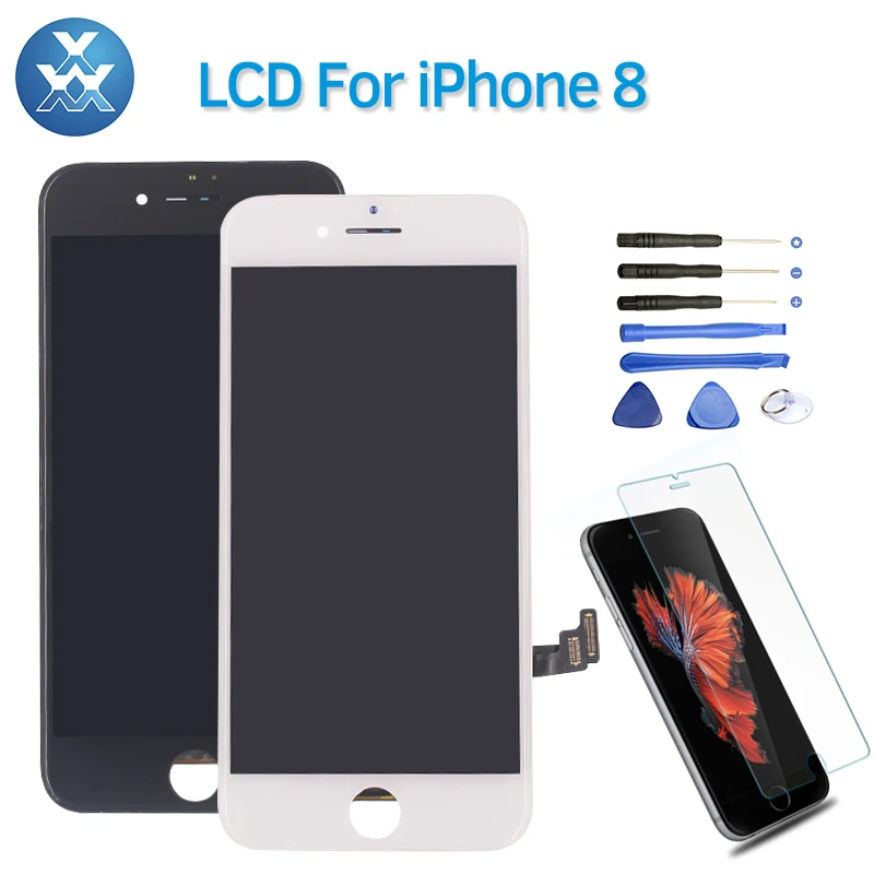 iPhone 8 Lcd Touch Screen Digitizer with tempered glass
