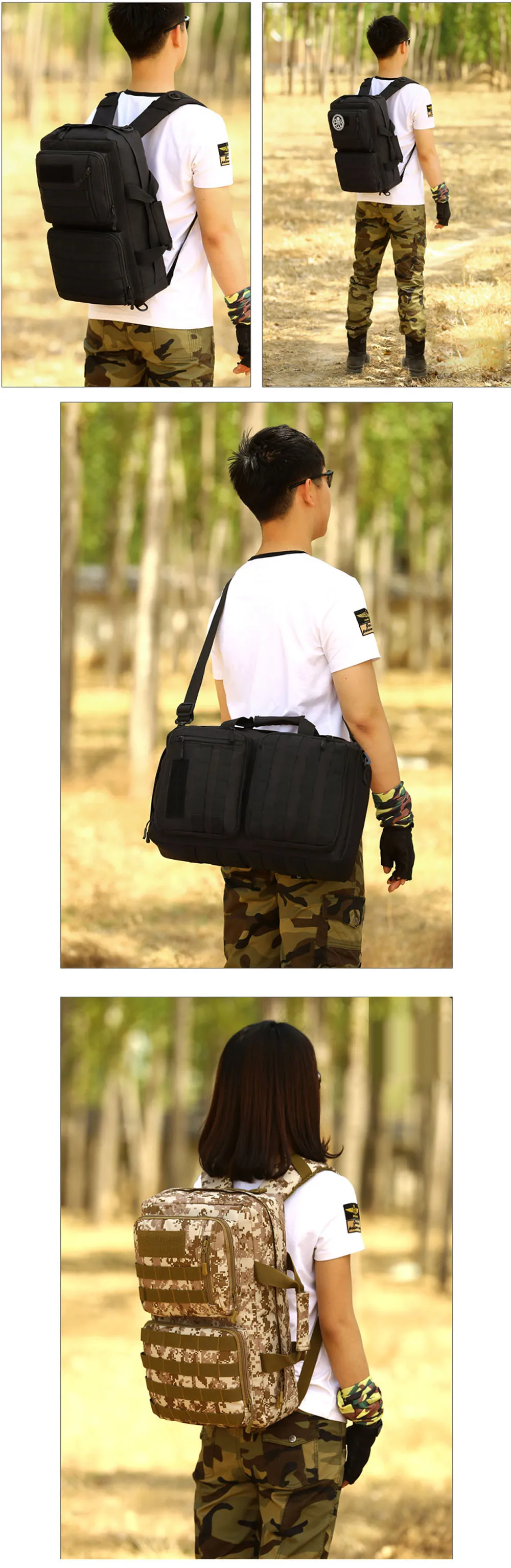 Outdoor Military Backpack Pack Rucksack Tactical Bag (4)