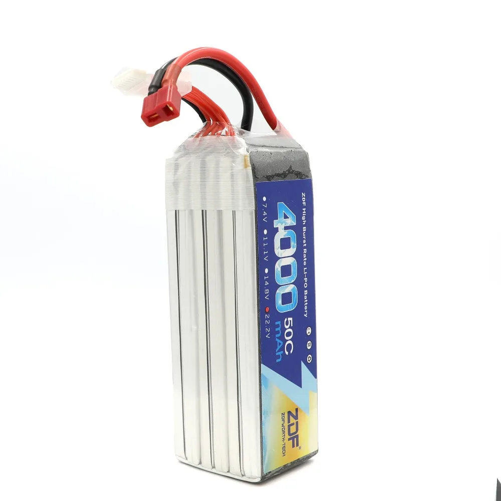 Батареи ZDF 6S 22 2 в 4000 мАч 50C max 100C RC LiPo Аккумулятор для радиоуправляемого самолета