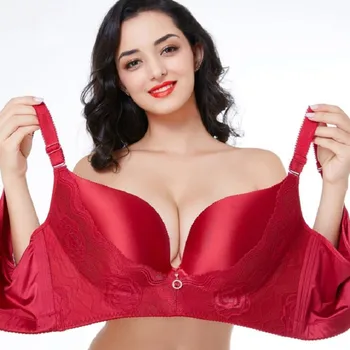 

New plus size women push up bra thin cotton seamless bra sexy lingerie big size underwear c d cup bra for women brassiere bh