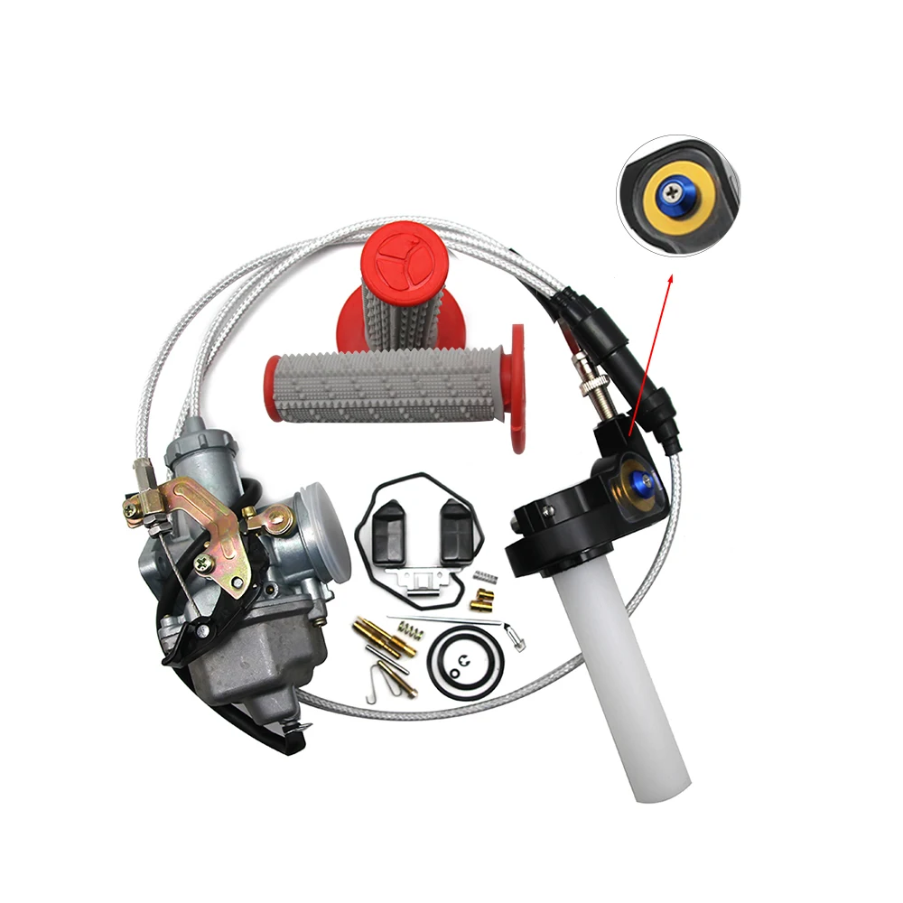 Карбюратор ZS Racing Keihin Auto PZ30 КАРБЮРАТОР 30 мм + ремонтные комплекты рукоятка Ручка