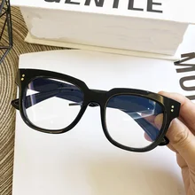 Модные оптические линзы квадратные очки Женские винтажные дизайнерские очки унисекс-компьютер прозрачная Оправа очков очки