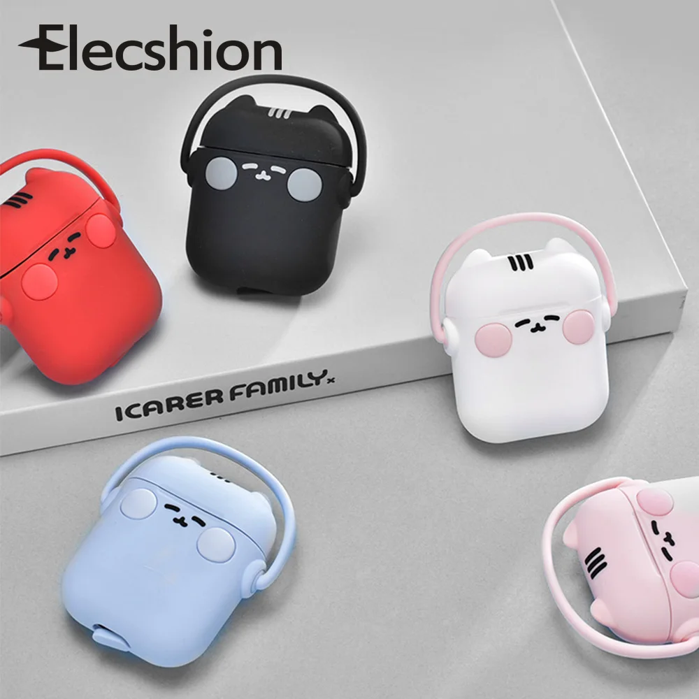 

Silicone Wireless Bluetooth Earphone Case For Apple AirPod Cute Cartoon Protective Cover Skin For Airpods Soft Headphones Shell