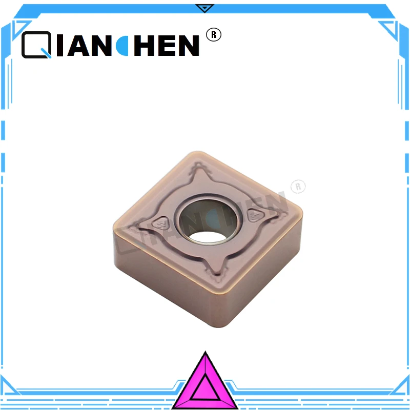 

QianChen,10pcs/lot SNMG120412-CM CT-M225,Turning Insert,Wear resistant CNC blade,Slotting knife