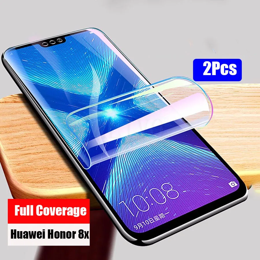 

Front + Back Soft Silicone Hydrogel Sticker TPU Film For Huawei Honor 8X Screen Full Cover Protector Protective Silicone Glass