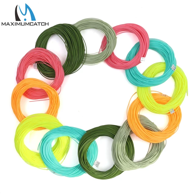 US $5.50 Maximumcatch 100FT Weight Forward Floating Fly Fishing Line 2wt3wt4wt5wt6wt7wt8wt Fly Line