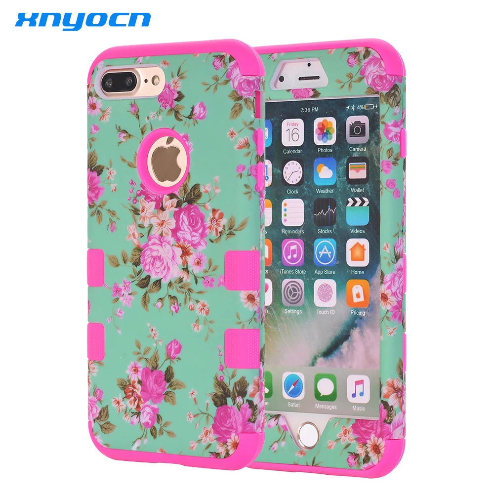 Роскошный чехол Xnyocn для IPhone5 Iphone 5 SE 6 6s Plus 7 7Plus гибридный защитный ударопрочный с