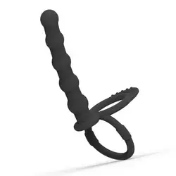 Двойной вибратор секс-игрушка в виде пениса Вибратор strapon, страпон в виде пениса Анальная пробка для мужчин, взрослые Секс-игрушки для