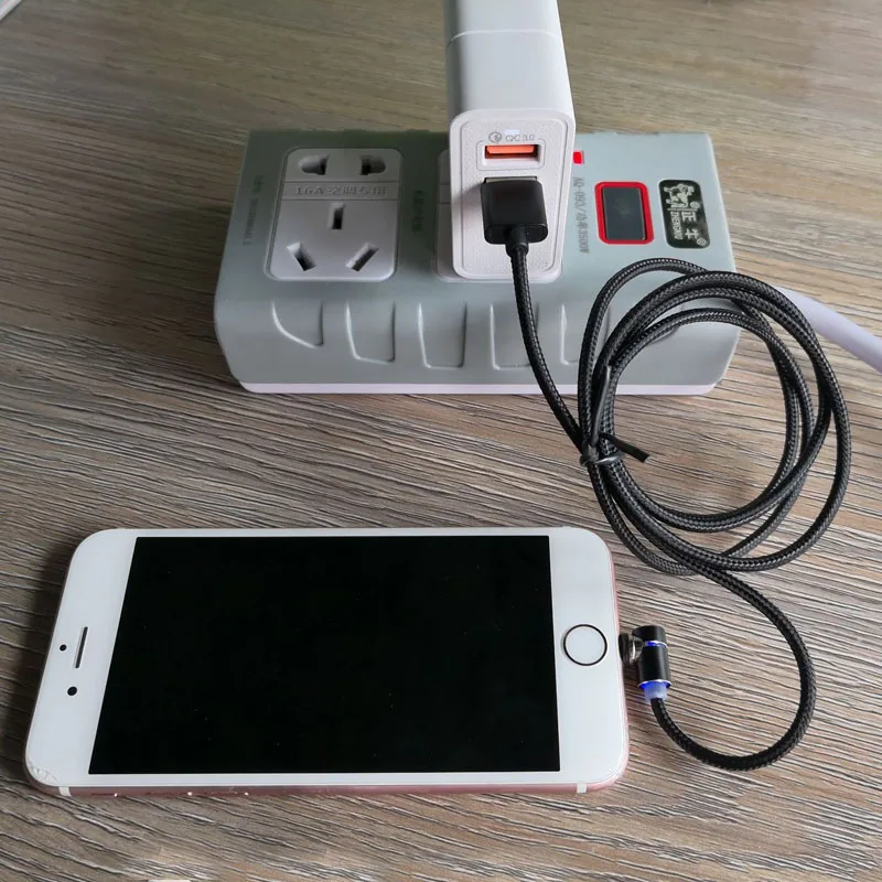 Магнитный зарядный usb кабель для Iphone Xs Max Usb Type C Samsung Xiaomi Huawei три в одном шнур