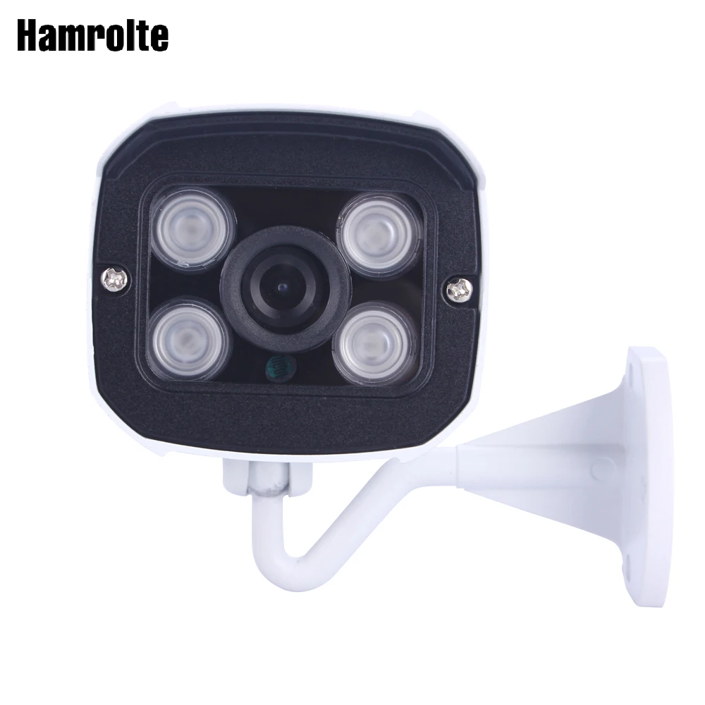 Goedkoop Hamrolte CCTV Camera AHD Camera 1080 P Hoge Resolutie 2.8 MM Groothoeklens Nightvision Waterdichte Bullet outdoor Camera