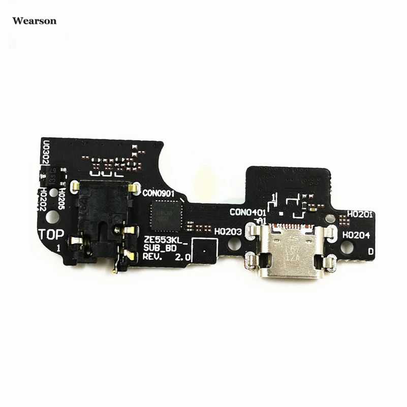 For Asus ZenFone3 ZOOM ZE553KL Z01HDA USB Board Charger Charging Port Dock Connector Flex Cable With Microphone High Quality (1)