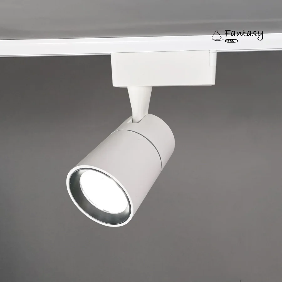 

LED Track Light 10W COB Rail Spotlights Lamp 360+180 Rotation Leds Tracking Fixture Spot Lights For Art Exhibition Picture Show