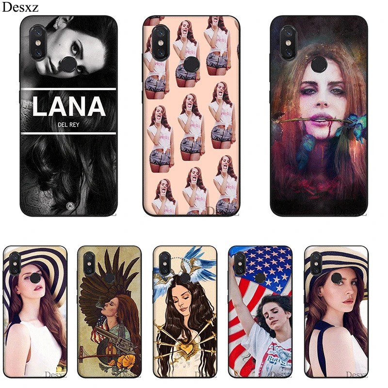 

Desxz Silicone Mobile Phone Case For Redmi Note 4 4X 5A 5 6 7 Pro Prime Cover Lana Del Rey Mona Lisa Bag Shell