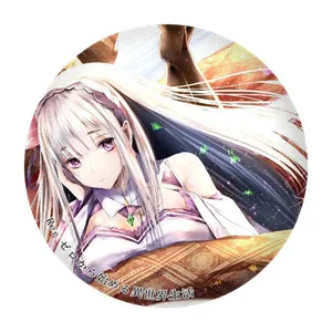 ZXFJXR 58 мм аниме Re Zero Kara Hajimeru Isekai Seikatsu Субару Нацуки Эмилия значки значок
